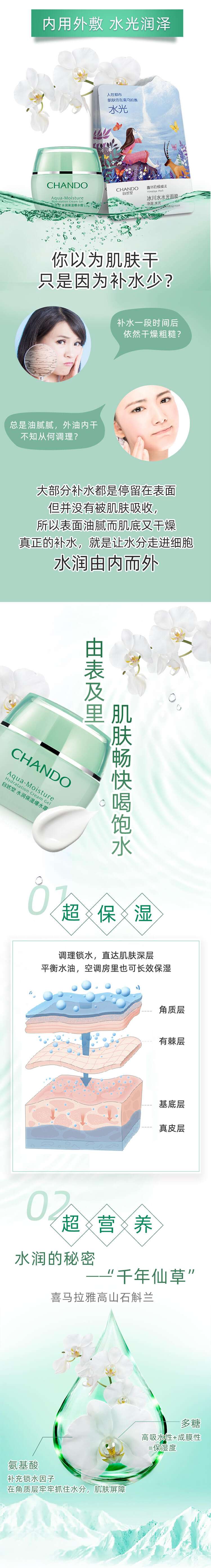 自然堂-水润保湿爆水霜