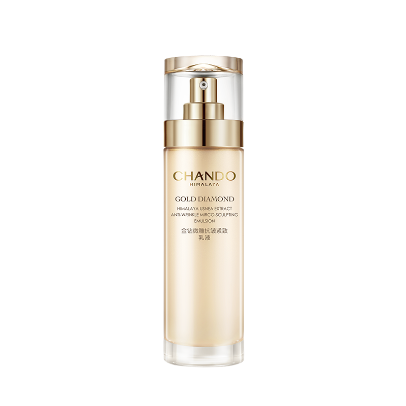 自然堂-CHANDO Himalaya Gold Diamond Himalaya Usnea Extract Anti-Wrinkle Micro-sculpting Emulsion